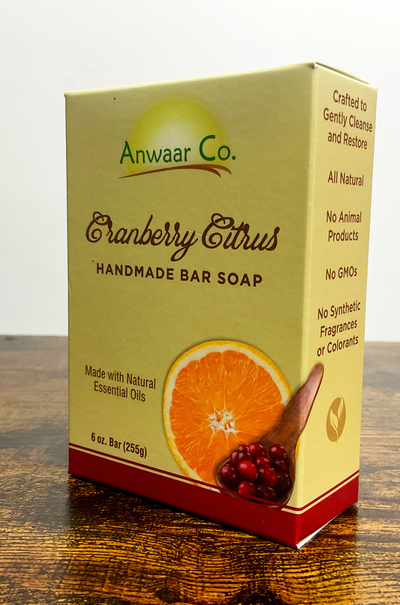 Cranberry Orange Soap, Castile Soap